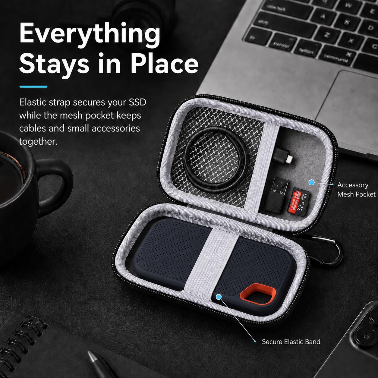 Amazon.com: PAIYULE SSD Case for SANDISK Extreme Portable SSD 1TB